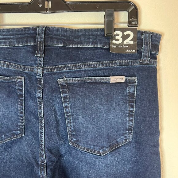 NWT New $288 Joe's High Rise Flare Jeans Size 32 Dark Wash Stretch - Picture 8 of 11